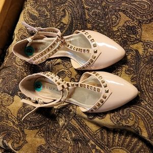 Rampage pink patent leather flats